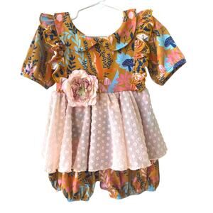 Be Girl Clothing Violet 18 Months Bubble Romper